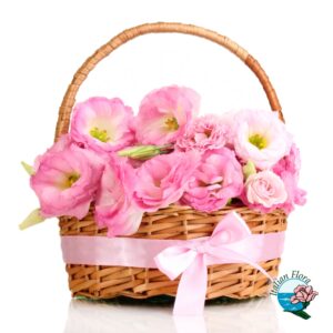 Cestino di lisianthus