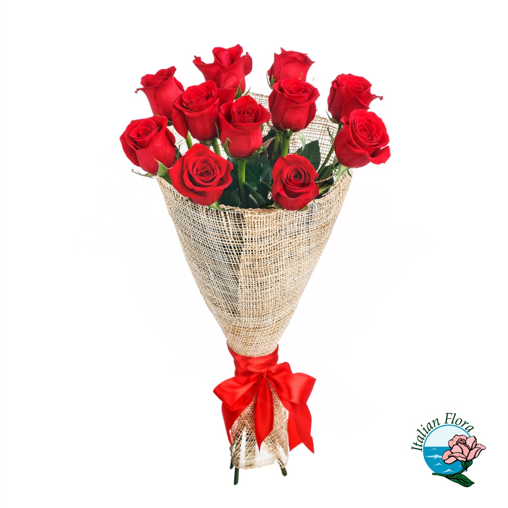 Mazzo di Rose rosse - spedizione gratuita su Fiorista online