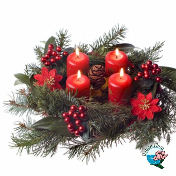 Centrotavola-con-candele-rosse