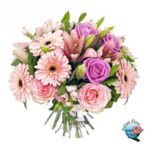 Bouquet di fiori misti dai toni delicati